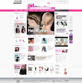 时尚女孩!韩国女性时尚资讯网站。