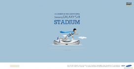 三星手机galaxys3系列赞助2012年伦敦奥运会-代表齐聚一堂来体育场捧场！