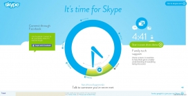 为Skype定做的时钟！