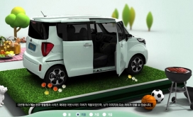 韩国KIA起亚微型汽车网站。