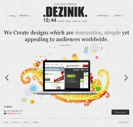 DEZINIK网页设计工作室-我们创建创新设计方案，简单吸引全世界的观众。