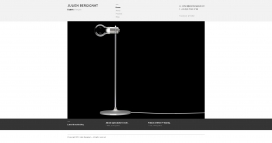 法国巴黎Julien Bergignat工业设计师官方网站！大气简洁清爽的白底设计风
