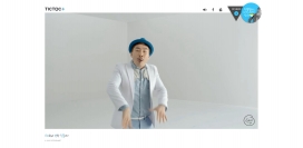 韩国TICTOC Plus有趣的视频形式展示网站！有意思的电话键盘人头像。
