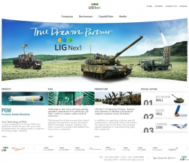 保持积极的热情！韩国LIG Nex1军工产品企业官方网站。