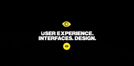 荷兰Mthoogvliet用户体验接口设计！网站最大特色是首页的跟随鼠标黄色圆圈点。