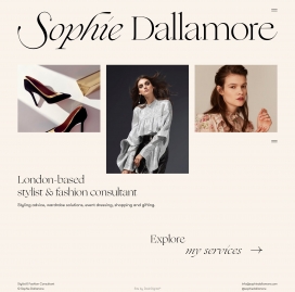 英国Sophie Dallamore Portait时尚女装品牌酷站！